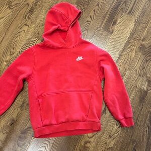 Kids Nike Red Hoodie